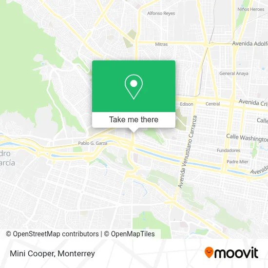 Mini Cooper map
