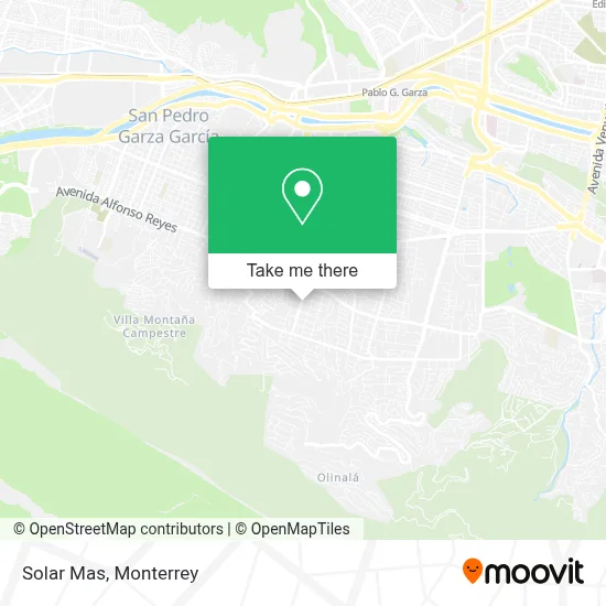Solar Mas map