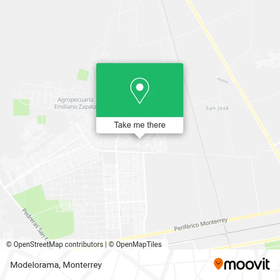 Modelorama map