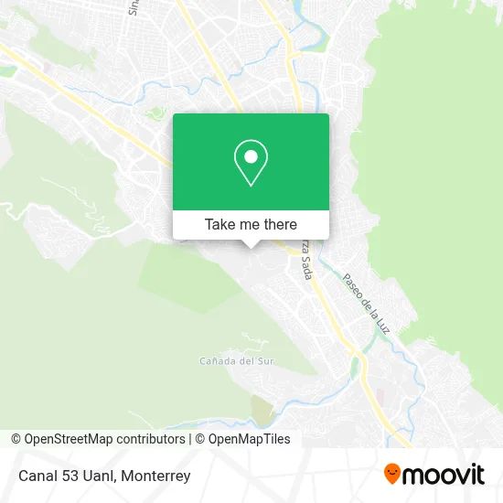 Canal 53 Uanl map
