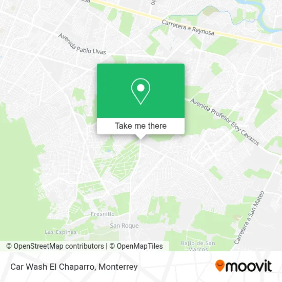 Car Wash El Chaparro map