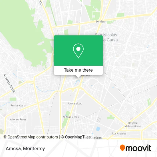 Amcsa map