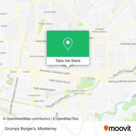 Grumpy Burger's map