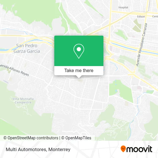 Multi Automotores map