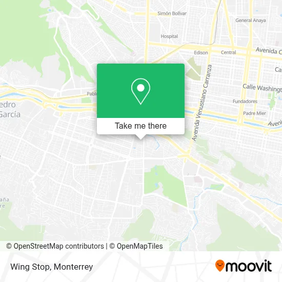 Wing Stop map