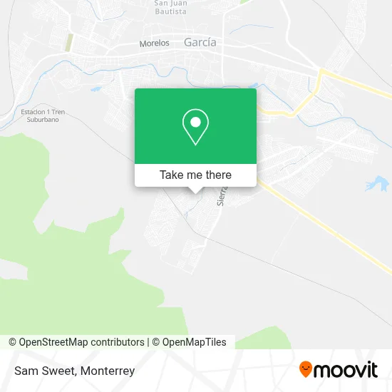 Sam Sweet map
