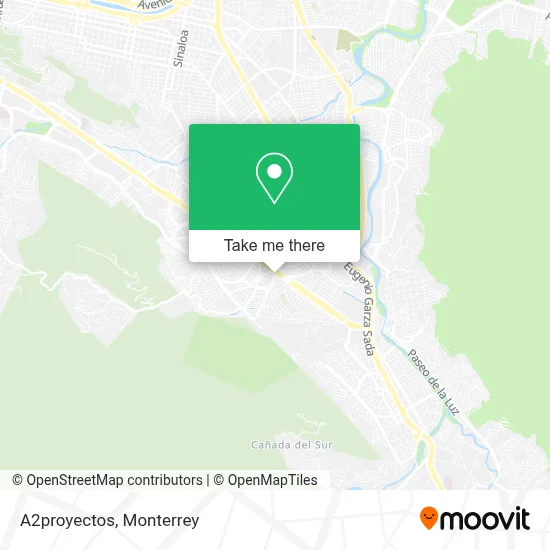 A2proyectos map