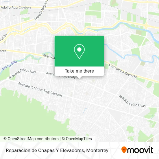 Reparacion de Chapas Y Elevadores map