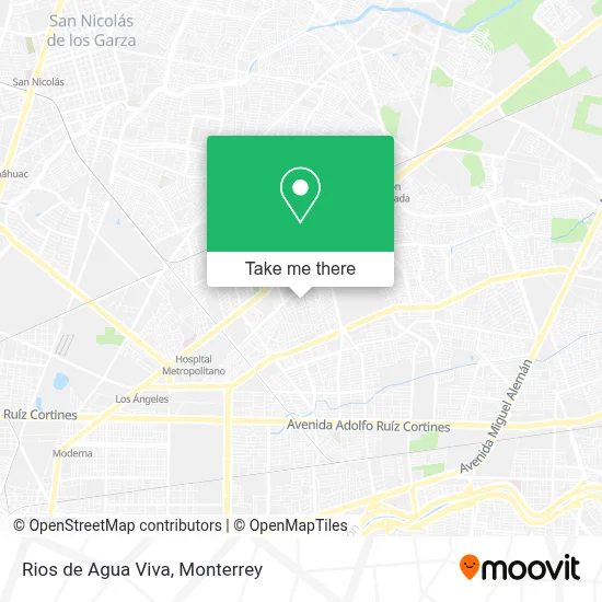 Rios de Agua Viva map