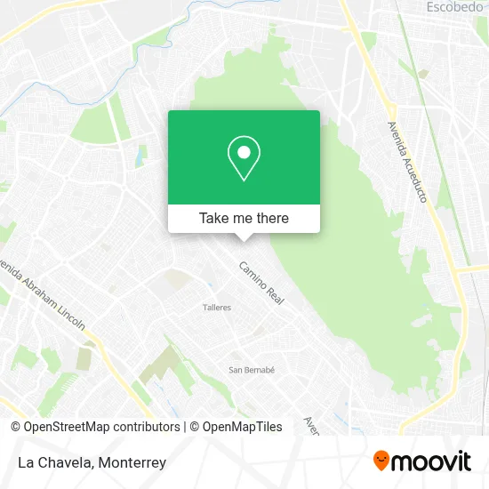 La Chavela map