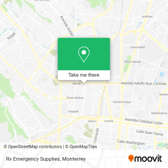Rv Emergency Supplies map