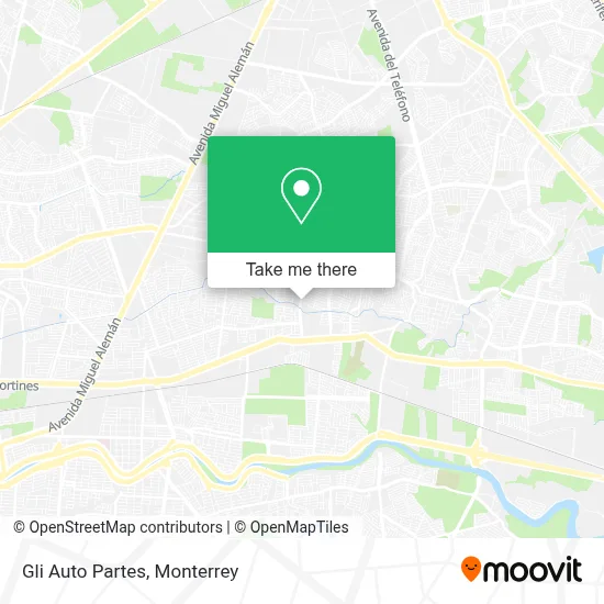 Gli Auto Partes map