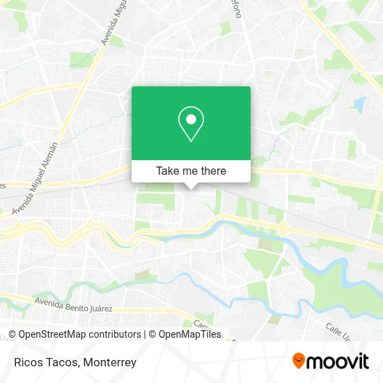 Ricos Tacos map