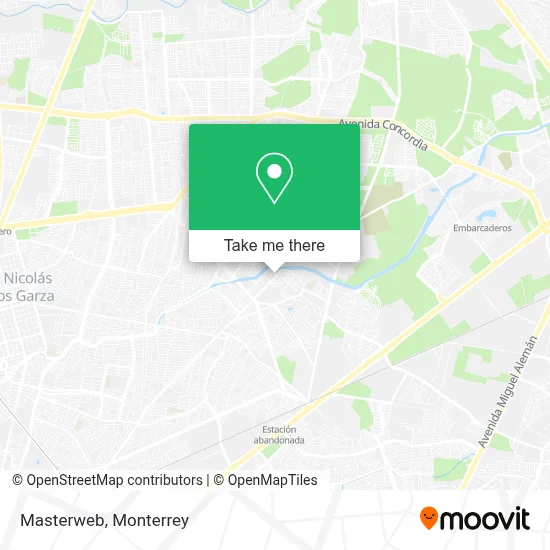 Masterweb map