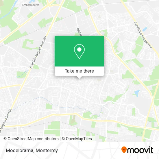 Modelorama map