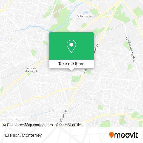 El Pilon map
