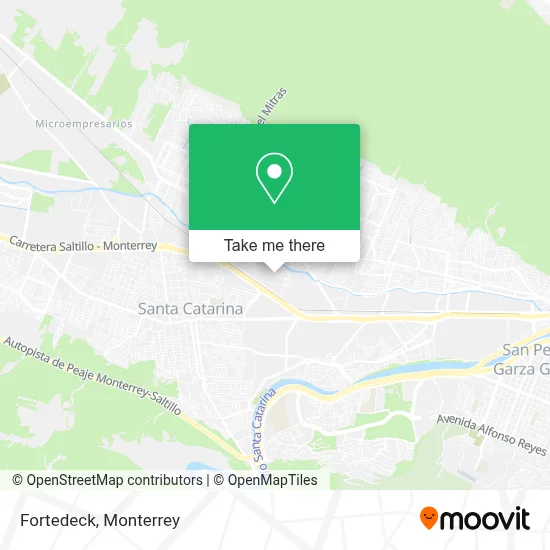 Fortedeck map