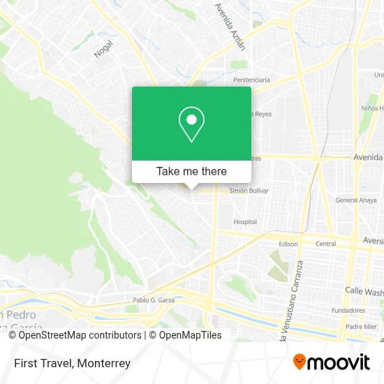 First Travel map