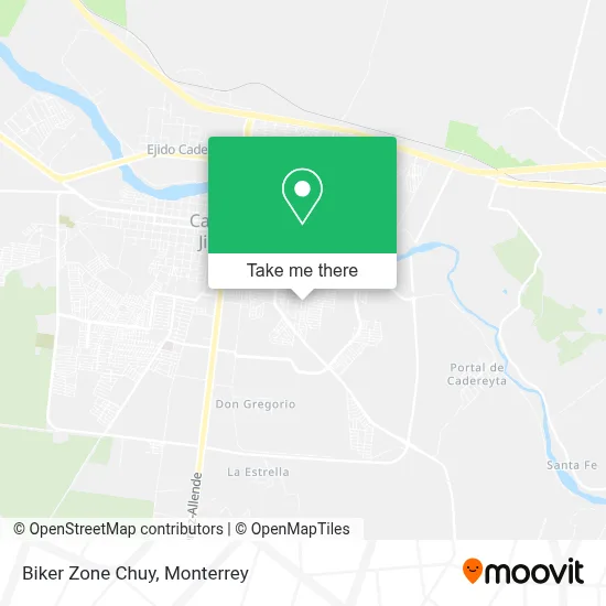 Biker Zone Chuy map