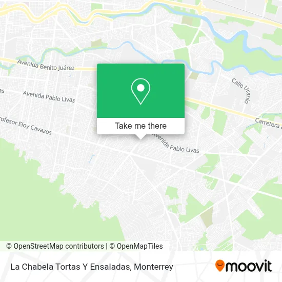 La Chabela Tortas Y Ensaladas map