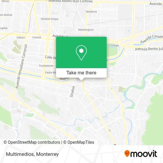 Multimedios map