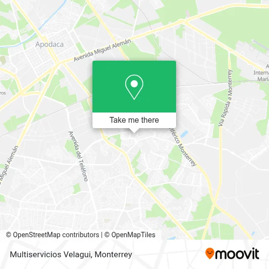 Multiservicios Velagui map