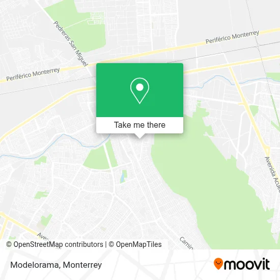 Modelorama map