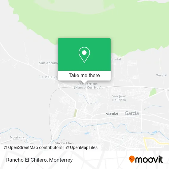 Rancho El Chilero map