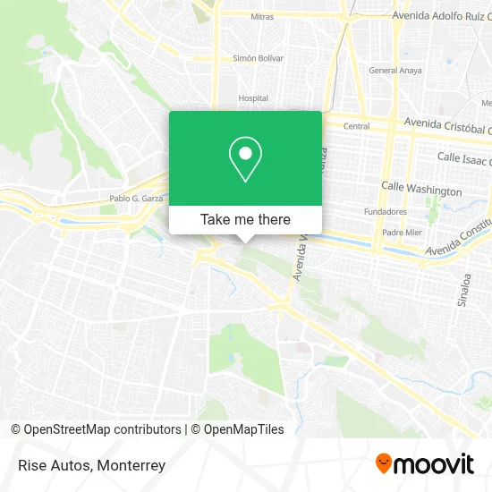 Rise Autos map