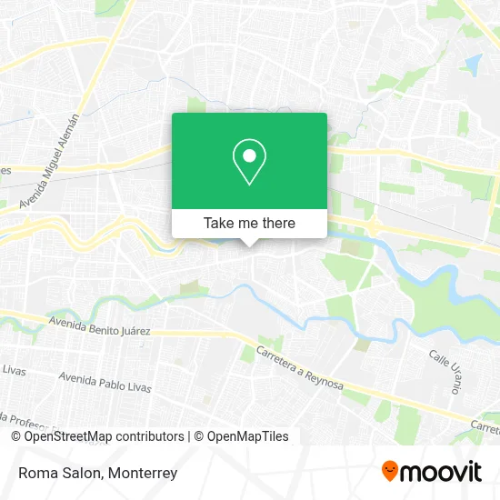 Roma Salon map