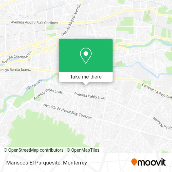 Mariscos El Parquesito map