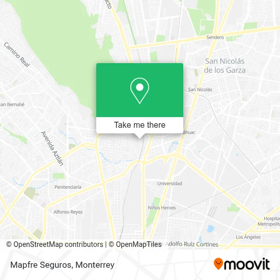 Mapfre Seguros map