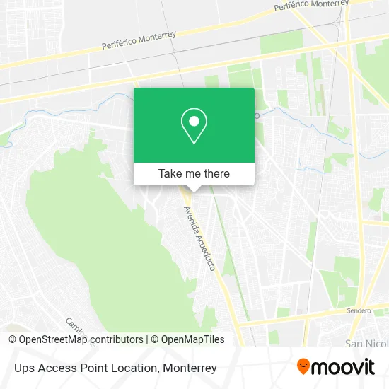 Ups Access Point Location map