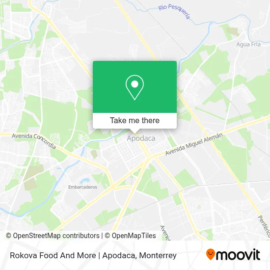 Rokova Food And More | Apodaca map