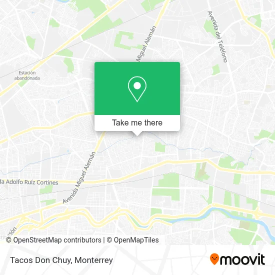 Tacos Don Chuy map