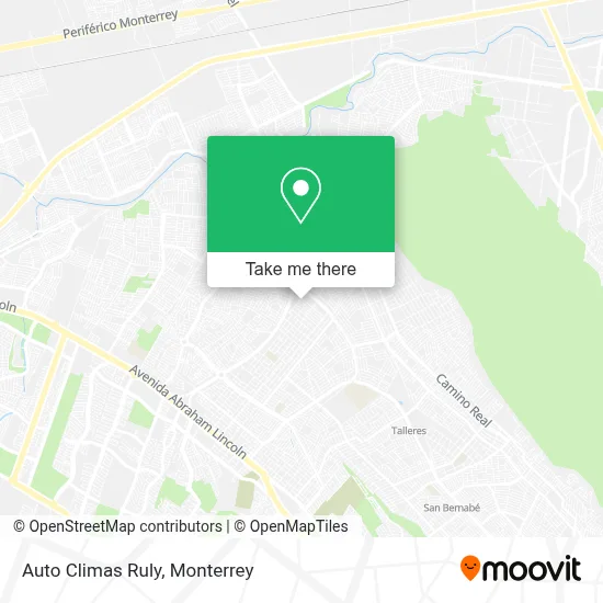 Auto Climas Ruly map