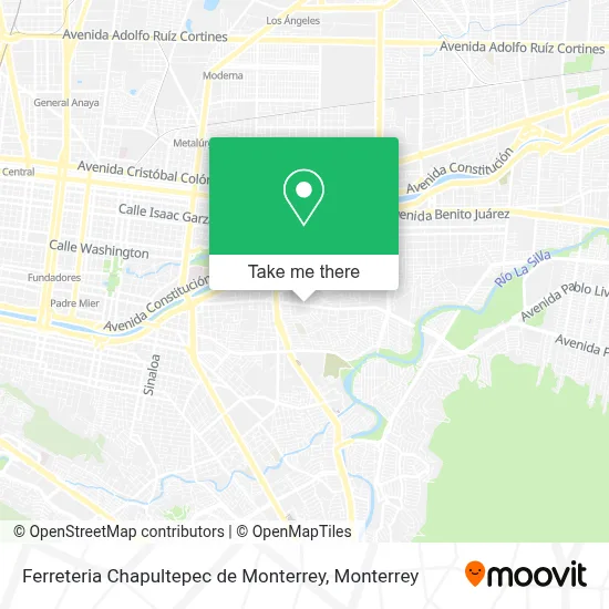 Ferreteria Chapultepec de Monterrey map