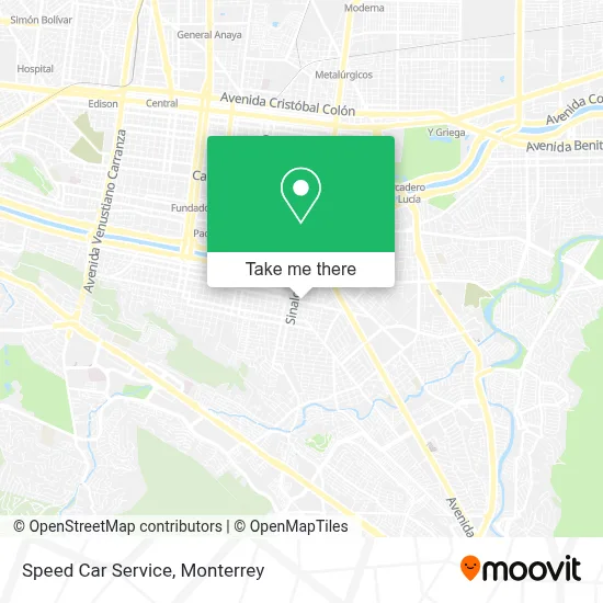 Speed Car Service map