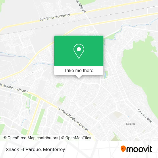 Snack El Parque map