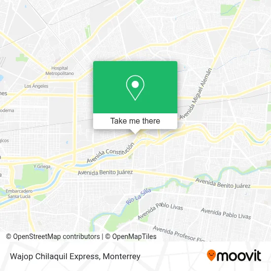Wajop Chilaquil Express map