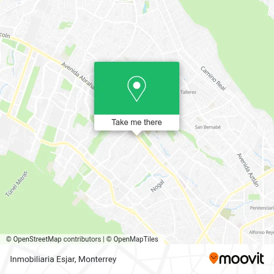 Inmobiliaria Esjar map