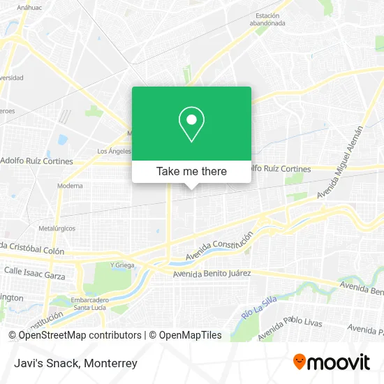 Javi's Snack map