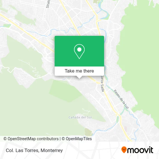 Col. Las Torres map