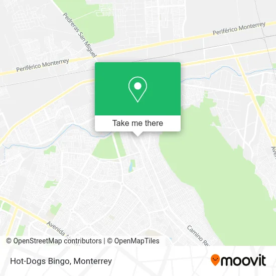 Hot-Dogs Bingo map