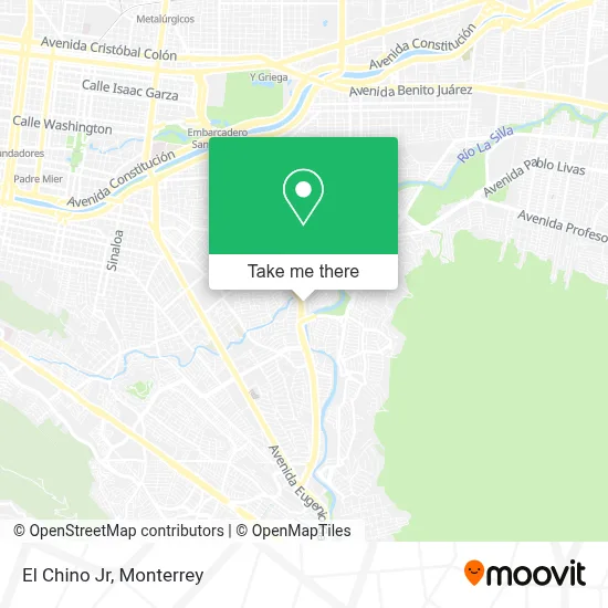 El Chino Jr map