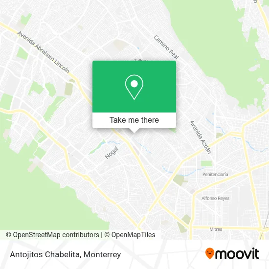 Antojitos Chabelita map