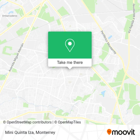 Mini Quinta Iza map