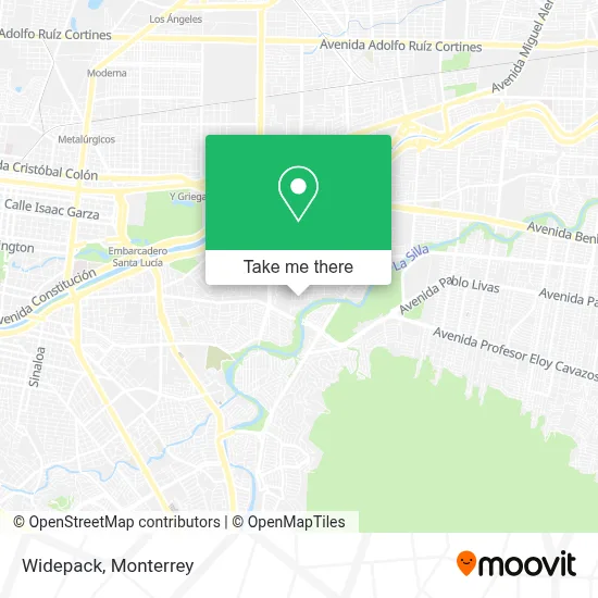 Widepack map