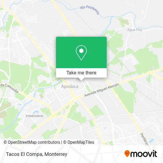 Tacos El Compa map