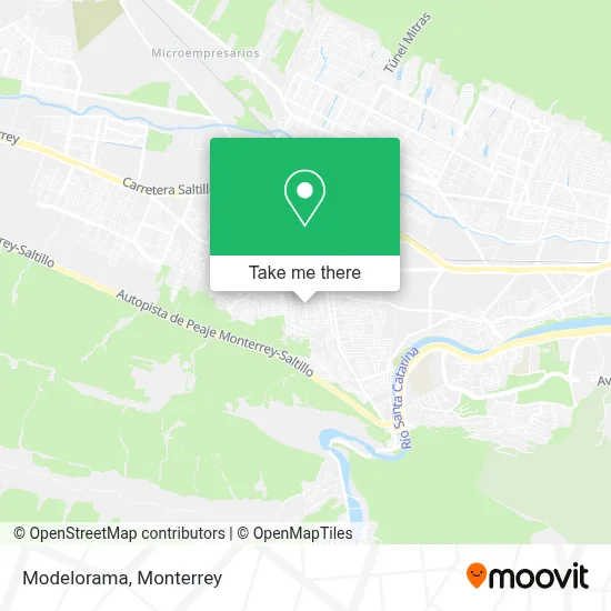 Modelorama map